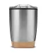 Promo Goods  MG480 12oz Symmetry Tumbler With Bamb in Silver front view