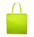 Promo Goods  BG135 Fabulous Square Tote in Lime green front view