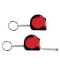 Promo Goods  TM110 Mini Grip Tape Measure Key Chai in Red front view