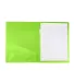 Promo Goods  PF205 Folder With Writing Pad in Lime green side view