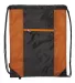 Promo Goods  LT-3945 Porter Collection Drawstring  in Orange front view