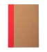 Promo Goods  PL-1719 Color-Pop Recycled Notebook in Red front view