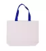 Promo Goods  BG408 Cotton Canvas Tote in Reflex blue front view