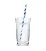 Promo Goods  MG102 Paper Straw Set in Reflex blue side view