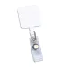 Promo Goods  PL-0182 Retract-A-Badge Square in White front view