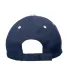 Promo Goods  AP101 Structured Sandwich Cap in Navy blue/ white back view