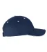 Promo Goods  AP101 Structured Sandwich Cap in Navy blue/ white side view