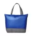 Promo Goods  LB140 Hexagon Pattern Non-Woven Coole in Reflex blue back view