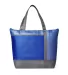 Promo Goods  LB140 Hexagon Pattern Non-Woven Coole in Reflex blue front view
