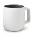 Promo Goods  CM113 15oz Geo Square Handle Ceramic  in White front view