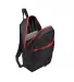 Promo Goods  LT-3956 Color Zippin’ Laptop Backpa in Black/ red side view