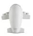 Promo Goods  PL-0767 Smiley Plane Stress Reliever in Gray back view