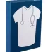 Promo Goods  PL-1735 Medical Scrub Sticky Book in Blue front view