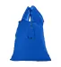 Promo Goods  BG350 Polyester Folding Grocery Tote in Reflex blue back view