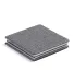 Promo Goods  TR100 Heathered Square Mirror in Heather gray back view