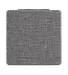 Promo Goods  TR100 Heathered Square Mirror in Heather gray front view