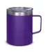 Promo Goods  MG407 12oz Vacuum Insulated Coffee Mu in Purple front view