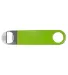 Promo Goods  BO230 Double Sided Metal Bottle Opene in Lime green front view