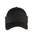 Promo Goods  AP102 Venti Half-Mesh Cap in Black front view