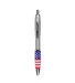 Promo Goods  P355 Emissary Click Pen - Usa in Silver side view