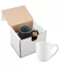 Promo Goods  GCM102 15oz Bistro Style Ceramic Mug  in White front view