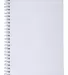 Promo Goods  PL-1705 Hardcover Spiral Notebook in White front view