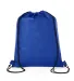 Promo Goods  BG175 Hexagon Pattern Non-Woven Draws in Reflex blue back view