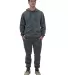 Stilo Apparel Unisex Sweat set Deep Grey front front view