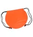Promo Goods  BG510 Pumpkin Drawstring Backpack in Orange back view
