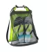 Promo Goods  BG321 Mesh Water-Resistant Wet-Dry Ba in Lime green side view