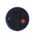 Promo Goods  FC201 Round Flashing Button in Translucent blue back view