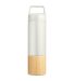 Promo Goods  MG956 20oz Tao Bamboo Insulated Bottl in Vintage white back view