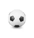 Promo Goods  SB033 Soccer Super Squish Stress Reli in White/ black back view