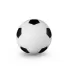 Promo Goods  SB033 Soccer Super Squish Stress Reli in White/ black front view