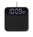 Promo Goods  IT240 Foldable Alarm Clock & Wireless in Black front view