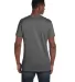 Hanes 498PT Perfect-T DTG T-Shirt in Smoke grey back view