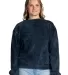 Dyenomite 845MW Premium Fleece Mineral Wash Crewne in Midnight front view