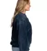 Dyenomite 845MW Premium Fleece Mineral Wash Crewne in Midnight side view