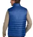 Eddie Bauer EB512  Quilted Vest in Cobaltbl back view