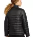 Eddie Bauer EB511  Ladies Quilted Jacket in Deepblack back view