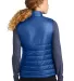Eddie Bauer EB513  Ladies Quilted Vest in Cobaltbl back view