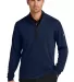 Nike NKDX6702  Textured 1/2-Zip Cover-Up in Colnavy front view