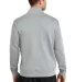 Nike NKDX6718  Club Fleece Sleeve Swoosh 1/2-Zip in Dkgyhthr back view