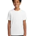 Nike NKDX8787  Youth Swoosh Sleeve rLegend Tee in White front view