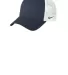 Nike NKFN9893  Snapback Mesh Trucker Cap in Navy/white front view