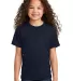 Port & Company PC330Y    Youth Tri-Blend Tee in Deepnavy front view
