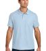 Gildan 64800 Men's Softstyle Double Pique Polo in Light blue