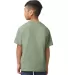 Gildan 65000B Youth Softstyle Midweight T-Shirt in Sage back view