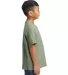 Gildan 65000B Youth Softstyle Midweight T-Shirt in Sage side view