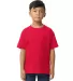 Gildan 65000B Youth Softstyle Midweight T-Shirt in Red front view
